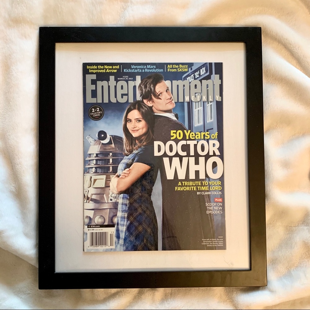50 Years of Doctor Who Framed Magazine